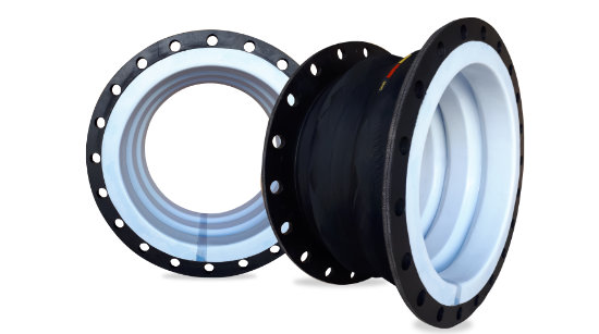 Engineered rubber bellow linings and liners