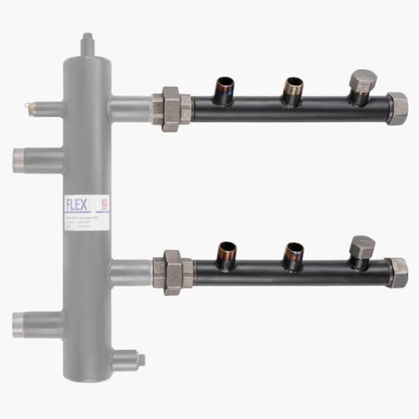 DN40 (1½″) FlexEJ LP Low Loss Header Manifolds - 3 Ports @ DN25 - Image 3