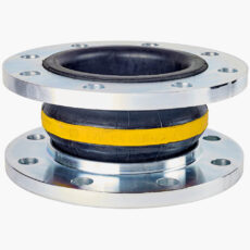 DN150 (6″) Elaflex YellowBand Nitrile Rubber Bellows - Length 130 mm