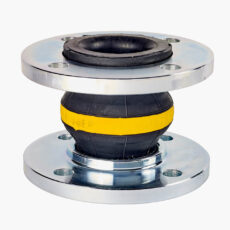 DN65 (2½″) Elaflex YellowBand Nitrile Rubber Bellows - Length 130 mm