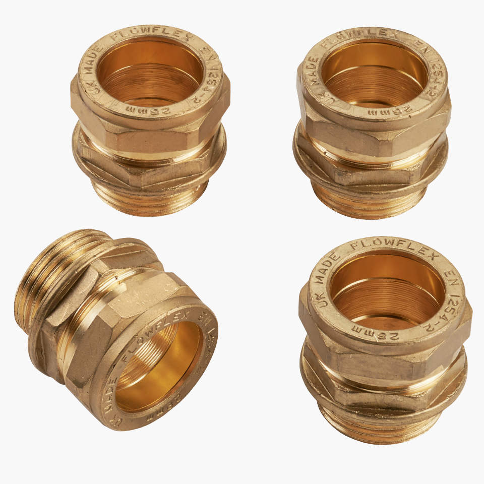 DN25 (1″) FlexEJ compression fittings for 28 mm copper pipe - 4