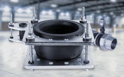 HVAC Rubber bellows Flange Drilling & Restraints