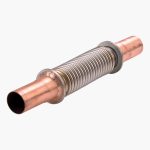 DN25 (1″) FlexEJ 28 mm Copper Pipe Expansion Joint - Length 235 mm