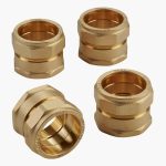 DN40 (1½″) FlexEJ compression fittings for 42 mm copper pipe - 4 pack